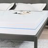 vidaXL Mattress White 180 x 200 cm Foam