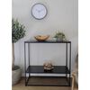 House Nordic Console Table with 2 Shelves Avery Black