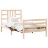 vidaXL Bed Frame without Mattress 100x200 cm Solid Wood Pine