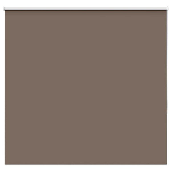 vidaXL Roller Blind Blackout Coffee 145x130 cm Fabric Width 141.6 cm Polyester