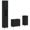 vidaXL 3 Piece Bathroom Cabinet Set BREDA Engineered Wood
