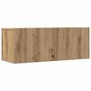 vidaXL 4 Piece TV Cabinet Set Wall-mounted Artisan Oak Engineered Wood