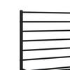 vidaXL Metal Bed Frame without Mattress with Headboard Black 200x200cm