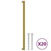 vidaXL Cabinet Handles 20 pcs Gold 480 mm Stainless Steel