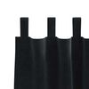 vidaXL Blackout Curtains 2 pcs Black 140 x 140 cm Velvet