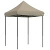 vidaXL Foldable Party Tent Pop-Up Taupe 200x200x306 cm
