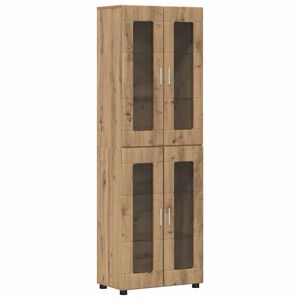 vidaXL Highboard FLORIN 60 x 35 x 182 cm Artisan Oak Engineered Wood