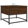 vidaXL Coffee Table Brown Oak 51x51x40 cm Engineered Wood