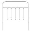 vidaXL Metal Headboard White 80 cm