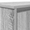 vidaXL Desk Grey Sonoma 120x42x76 cm Engineered Wood