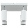 vidaXL Ceiling Spotlight White 26 x 26 x 16.5 cm Steel