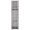 vidaXL Book Cabinet/Room Divider Grey Sonoma 100x24x94 cm