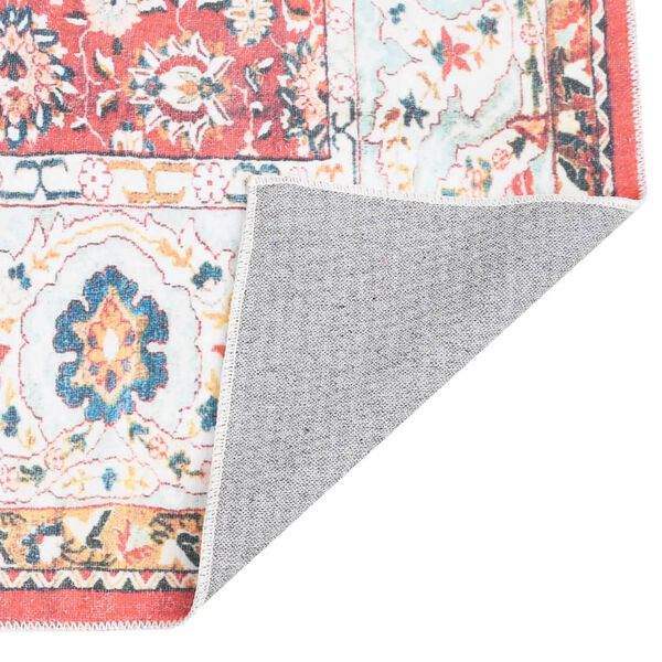 vidaXL Printed Rug Washable Foldable Multicolour 160x230 cm Polyester