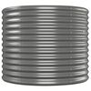 vidaXL Garden Raised Bed Powder-coated Steel 512x80x68 cm Grey