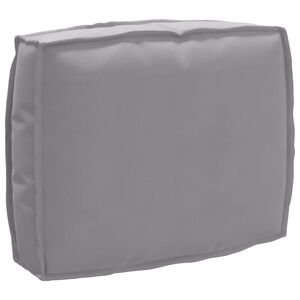 vidaXL Cushion Grey 50 x 40 x 12 cm Oxford Fabric