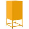 vidaXL Bedside Cabinet Mustard Yellow 36x39x78 cm Steel
