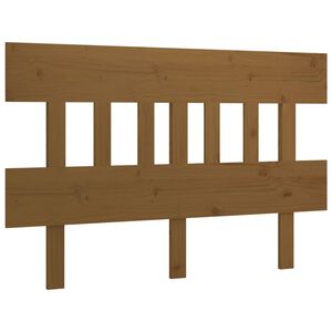 vidaXL Bed Headboard Honey Brown 203.5x3x81 cm Solid Wood Pine