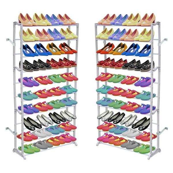 vidaXL 2 x Shoe Rack