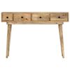 vidaXL Console Table 110x30x75 cm Solid Wood Mango