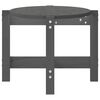 vidaXL Coffee Table Grey 87x48x35 cm Solid Wood Pine