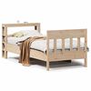 vidaXL Bed Frame without Mattress 75x190 cm Small Single Solid Wood Pine