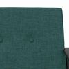 vidaXL Armchair Dark Green 59 x 75 x 78 cm Fabric