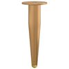 vidaXL Standing Feet 2 pcs Gold 98 x 40 mm Iron
