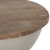 vidaXL Bowl Shaped Coffee Table &Oslash;60 cm Solid Mango Wood