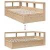 vidaXL Bookcase Bed without Mattress 100x200cm Solid Wood Pine