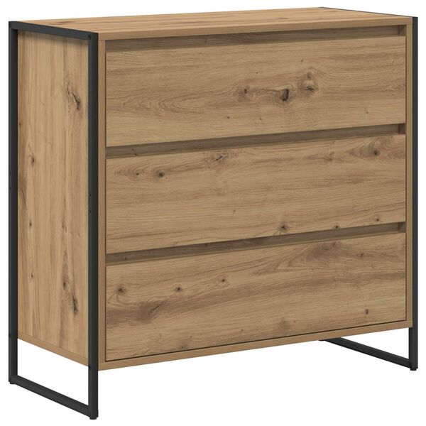vidaXL Sideboard Artisian Oak 79 x 36 x 75.5 cm Engineered Wood