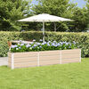 vidaXL Planter Ivory 240 x 40 x 45 cm Steel