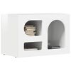vidaXL TV Cabinet High Gloss White 60 x 35 x 40 cm Engineered Wood