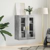 vidaXL Wall Mounted Cabinet Concrete Grey 69.5x34x90 cm