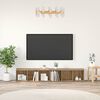 vidaXL TV Cabinet Set Wall-mounted 2 pcs Artisan Oak 37 x 35 x 107cm