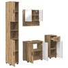 vidaXL Bathroom Furniture Set 4 pcs Artisan Oak 61 x 35 x 64 cm