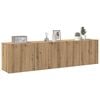 vidaXL TV Cabinets Wall-mounted 2 pcs Artisian Oak 80x30x41 cm