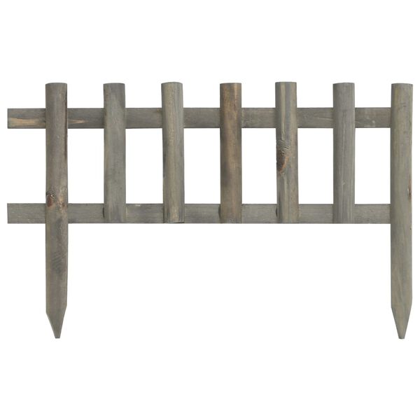vidaXL Lawn Edgings 10 pcs Firwood 4.4 m