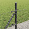 vidaXL Fence with Posts Grey 0.5 x 50 m PVC-coated steel