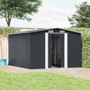 vidaXL Garden Shed 257x298x178 cm Metal Anthracite