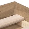 vidaXL Bed Frame without Mattress Artisan Oak 100x200cm Engineered Wood