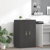 vidaXL Storage Cabinet Black 60 x 40 x 90 cm Steel