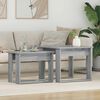 vidaXL Coffee Table Set 2 pcs Grey Sonoma Engineered Wood