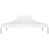 vidaXL Party Tent Roof 4x3 m White 270 g/m&sup2;