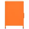 vidaXL Nightstand Orange 35x35x51 cm Steel