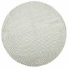 vidaXL Area Rugs Round PALMERAS Green &Oslash; 120 CM Polyester