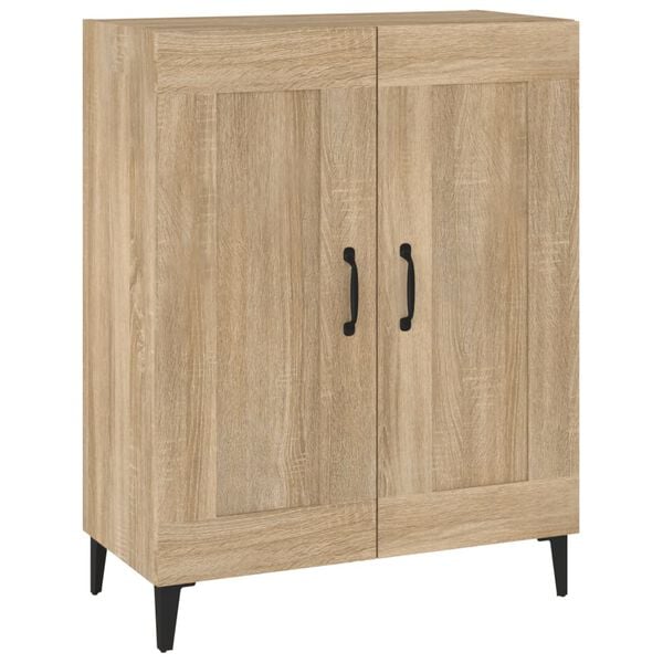 vidaXL Sideboard Sonoma Oak 69.5x34x90 cm Engineered Wood