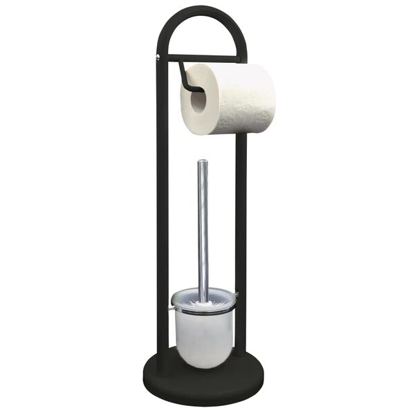 RIDDER 2-in-1 Toilet Brush Set Unique Black