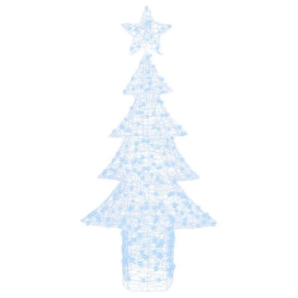 vidaXL Christmas Tree with 240 LEDs Cold white 180 cm Acrylic