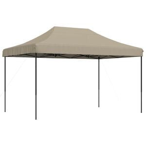 vidaXL Foldable Party Tent Pop-Up Taupe 440x292x315 cm