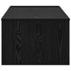 vidaXL Coffee Table Black Oak 95 x 50 x 34 cm Engineered Wood